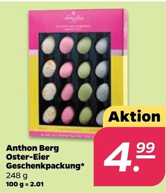 NETTO Anthon Berg Oster Eier Geschenkpackung 248 g Angebot