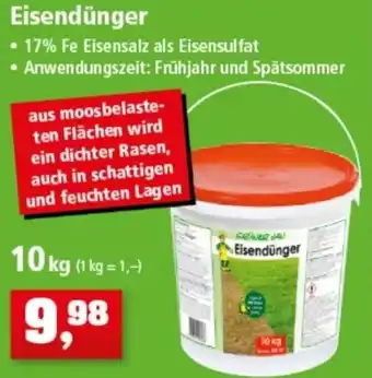 Thomas Philipps Grüner Jan Eisendünger 10 kg Angebot