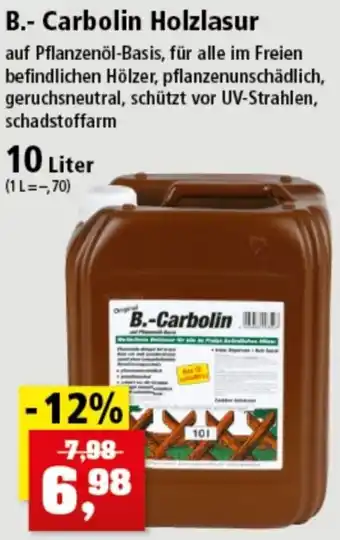 Thomas Philipps B. Carbolin Holzlasur 10 Liter Angebot