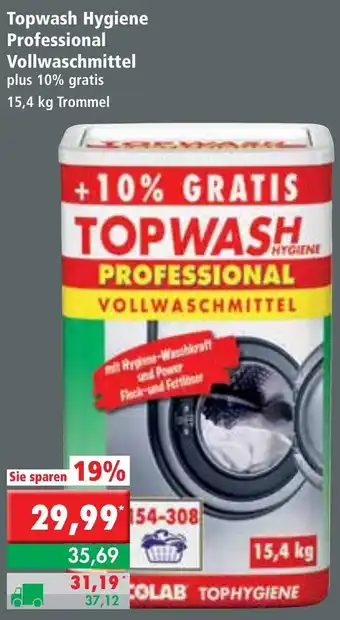 L. STROETMANN GROSSMARKT Topwash Hygiene Professional Vollwaschmittel 15,4kg Angebot