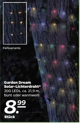 NETTO Garden Dream Solar Lichterdraht Angebot