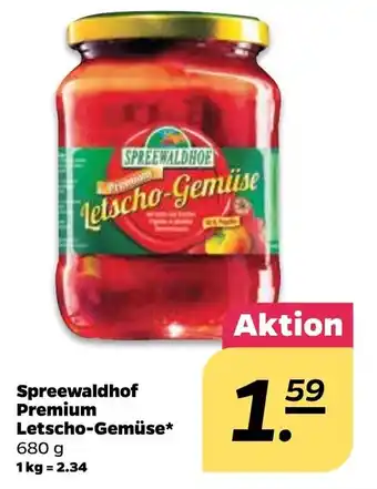 NETTO Spreewaldhof Premium Letscho Gemüse 680 g Angebot