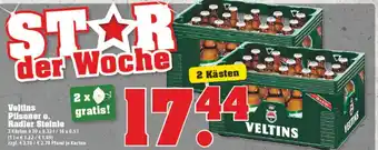 trinkgut Veltins Pilsener o. Radler Steinie 20x0,33L/16x0,5L Angebot