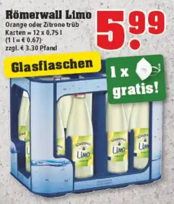 trinkgut Römerwall Limo 12x0,75L Angebot