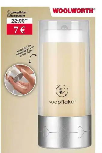 Woolworth „soapflaker“ Seifenspender Angebot