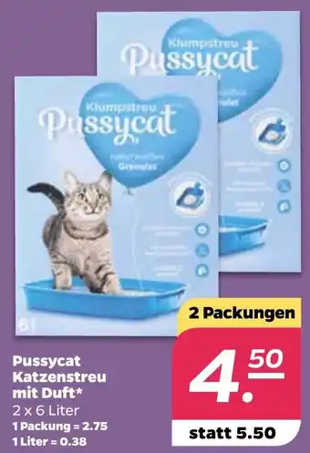 NETTO Pussycat Katzenstreu mit Duft Angebot