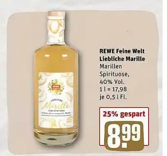 REWE Rewe Fein Welt Liebliche Marille Angebot