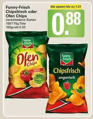 WEZ Funny Frisch Chipsfrisch Oder Ofen Chips Angebot