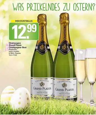 WEZ Champagne Grand Plaisri Champagne Brut Angebot