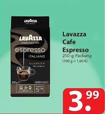 Famila Nord Ost Lavazza Cafe Espresso Angebot