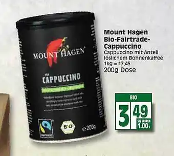 Edeka Mount Hagen Bio-fairtrade Cappuccino Angebot