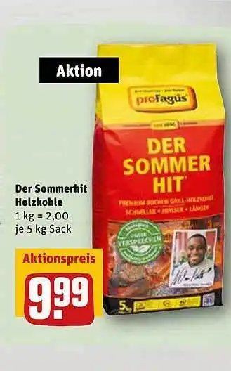 REWE Der Sommerhit Holzkohle Angebot