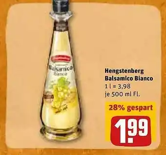 REWE Hengstenberg Balsamico Bianco Angebot