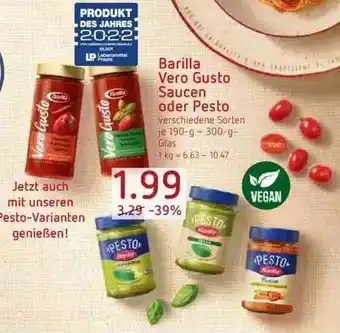 V Markt Barilla Vero Gusto Saucen Oder Pesto Angebot