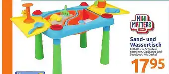 Action Mini Matters Sand- Und Wassertisch Angebot