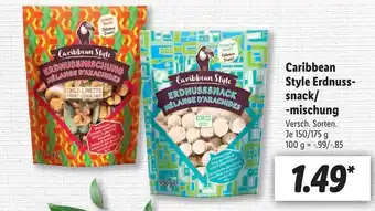 Lidl Caribbean Style Erdnusssnack/-mischung 150/175g Angebot