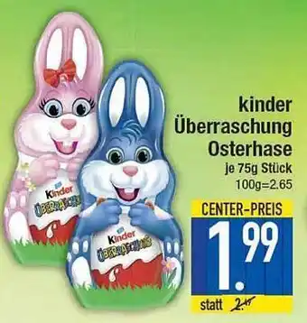 E-Center Kinder überraschung Osterhase Angebot