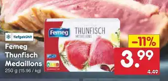 Netto Marken-Discount Femeg Thunfisch Medaillons Angebot