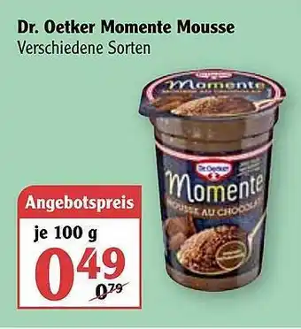 Globus Dr. Oetker Momente Mousse Angebot