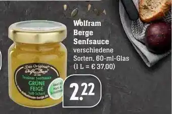 Scheck-in-Center Wolfram Berge Senfsauce Angebot