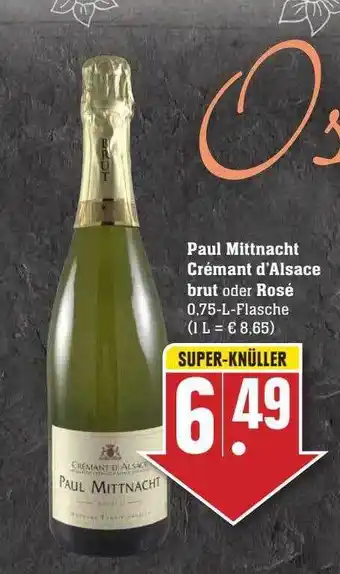 Scheck-in-Center Paul Mittnacht Crémant D'alsace Brut Oder Rosé Angebot