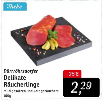 KONSUM Dürrröhrsdorfer Delikate Räucherlinge 100g Angebot