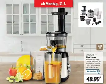 Lidl Silvercrest Slow Juicer Angebot