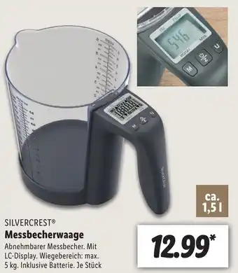 Lidl Silvercrest Messbecherwaage Angebot