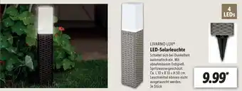 Lidl Livarno Lux LED-Solarleuchte Angebot