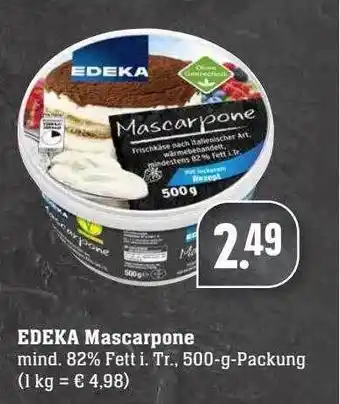 Scheck-in-Center Edeka Mascarpone Angebot