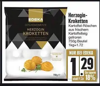 Edeka Herzogin Kroketten Angebot