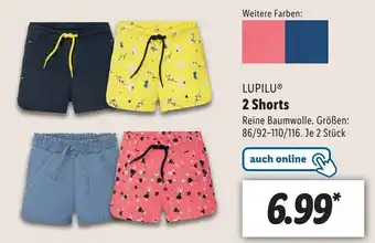 Lidl Lupilu 2 Shorts Angebot