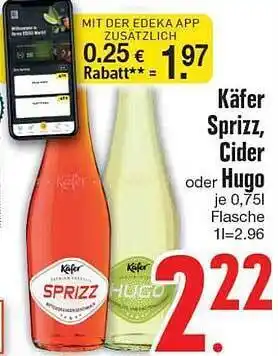 Edeka Käfer Sprizz Cider Oder Hugo Angebot