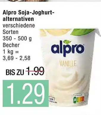 Marktkauf Alpro Soja Joghurt Alternativen Angebot