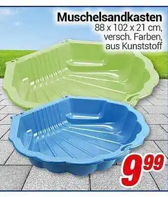 CENTERSHOP Muschelsandkasten Angebot