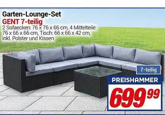 CENTERSHOP Garten-lounge-set Gent 7-teilig Angebot