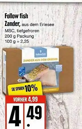 Edeka Follow Fish Zander Angebot