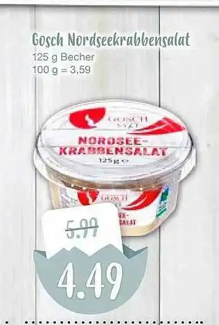 Edeka Gosch Nordseekrabbensalat Angebot