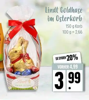 Edeka Lindt Goldhase Im Osterkorb Angebot