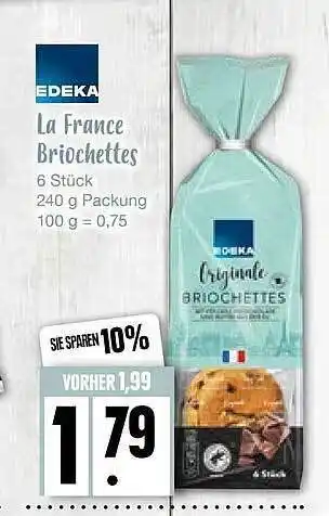 Edeka La France Briochettes Angebot