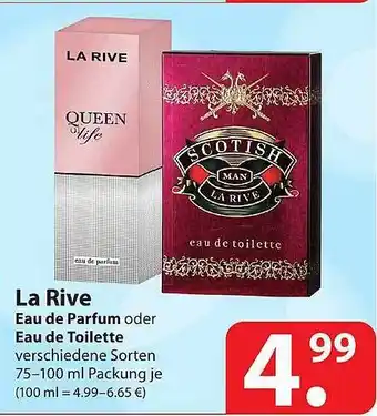 Famila Nord Ost La Rive Eau De Parfum Oder Eau De Toilette Angebot