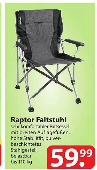 Famila Nord Ost Raptor Faltstuhl Angebot