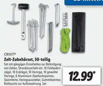 Lidl Crivit Zelt-Zubehörset, 50-teilig Angebot