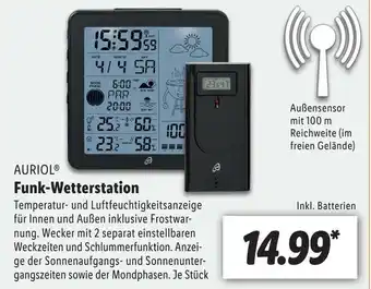 Lidl Auriol Funk-Wetterstation Angebot