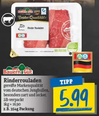 NP Discount Bauern Gut Rinderrouladen 354g Packung Angebot