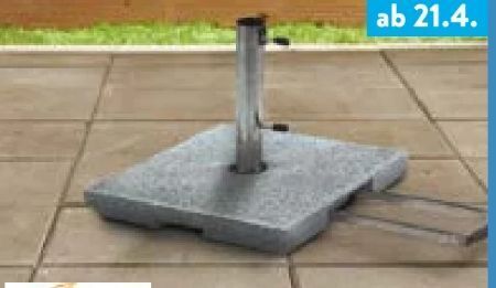 Sonnenschirmständer Granit Angebot bei Aldi Nord