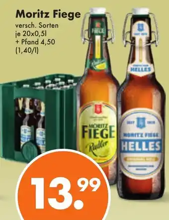 Trink und Spare Moritz Fiege 20x0,5L Angebot