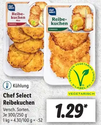 Lidl Chef Select Reibekuchen 300/250g Angebot