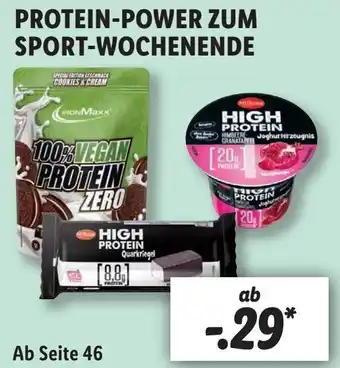 Lidl Protein-Power Zum Sport-Wochenende Angebot