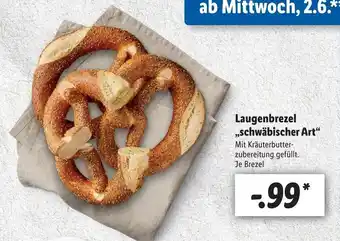 Lidl Laugenbrezel ,,schwäbischer Art" Angebot